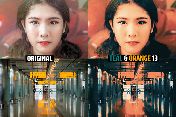 Orange & Teal 30 Cinematic FILM LUTS in Add-Ons - product preview 44