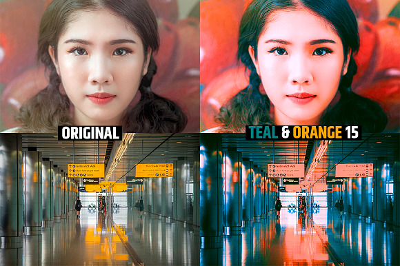 Orange & Teal 30 Cinematic FILM LUTS in Add-Ons - product preview 46