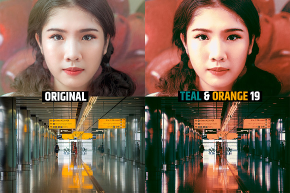 Orange & Teal 30 Cinematic FILM LUTS in Add-Ons - product preview 49