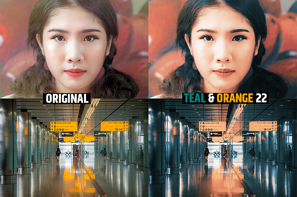 Orange & Teal 30 Cinematic FILM LUTS in Add-Ons - product preview 52