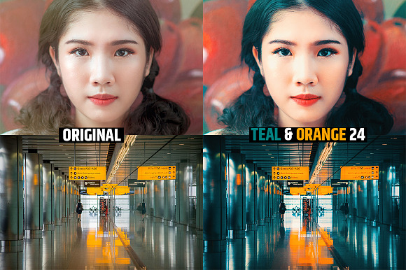Orange & Teal 30 Cinematic FILM LUTS in Add-Ons - product preview 54