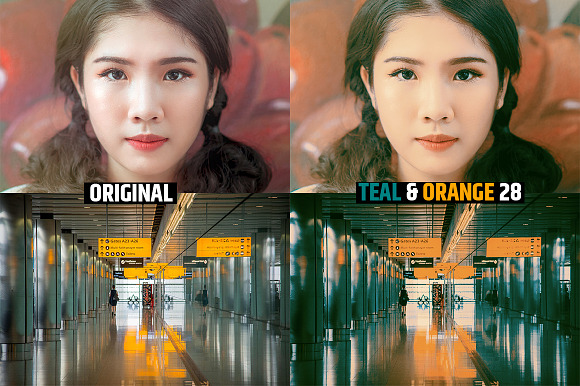 Orange & Teal 30 Cinematic FILM LUTS in Add-Ons - product preview 58