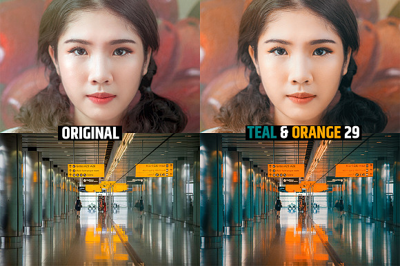 Orange & Teal 30 Cinematic FILM LUTS in Add-Ons - product preview 59