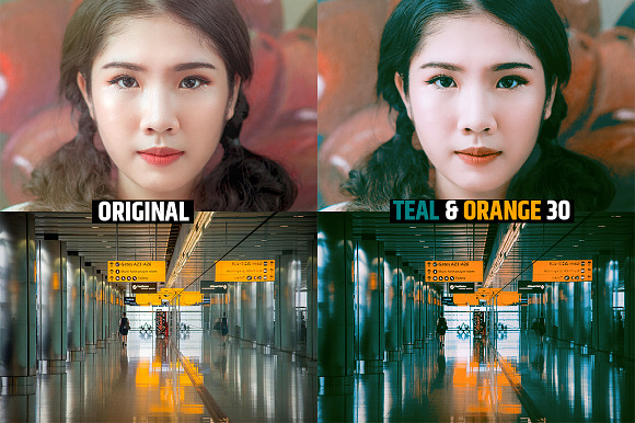 Orange & Teal 30 Cinematic FILM LUTS in Add-Ons - product preview 60