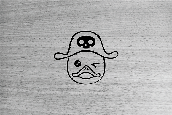 Pirate Chick Logo Template in Logo Templates - product preview 1