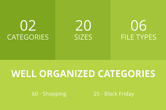 85 Black Friday Glyph Inverted Icons in Graphics - product preview 2