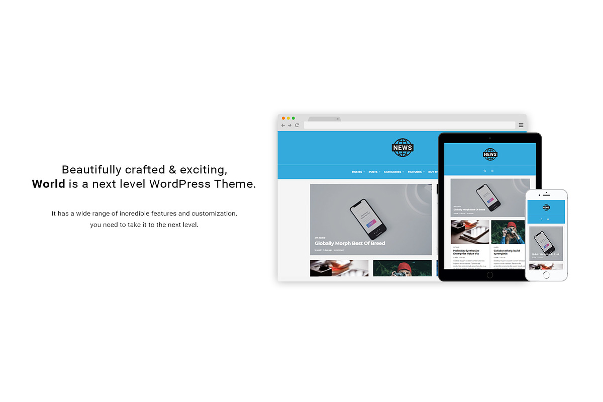 The World - Magazine News Theme in WordPress Magazine Themes - product preview 8