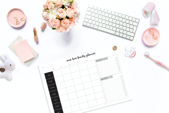 Mum Boss - Printable Planner in Stationery Templates - product preview 3