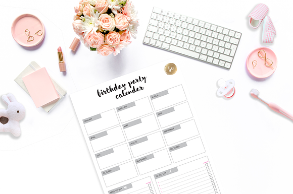 Mum Boss - Printable Planner in Stationery Templates - product preview 6