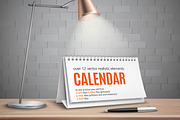 Sale! Flip Calendar Realistic Set
