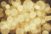 Golden bokeh abstract background