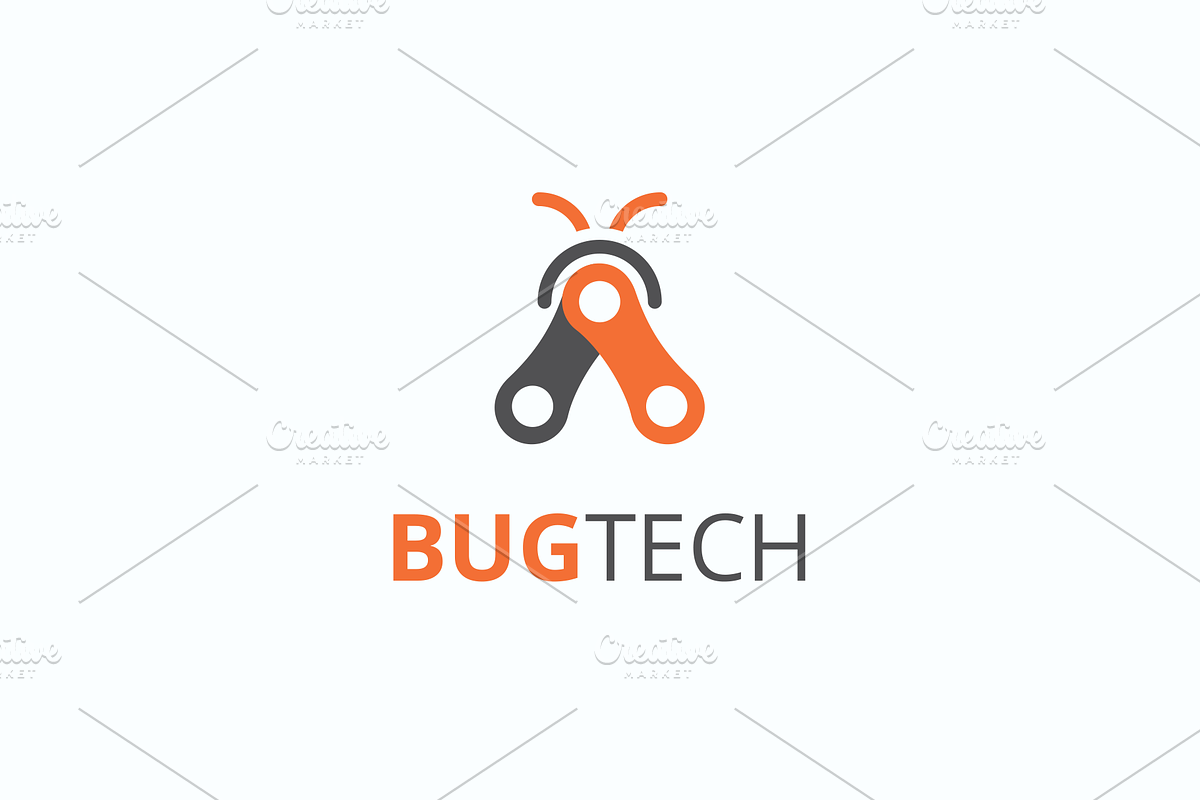 Bug Tech Logo in Logo Templates - product preview 8