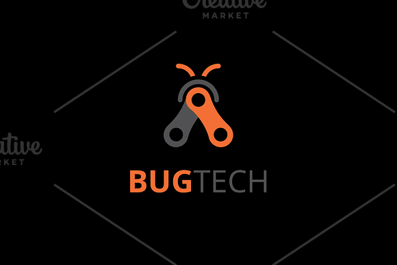 Bug Tech Logo in Logo Templates - product preview 1