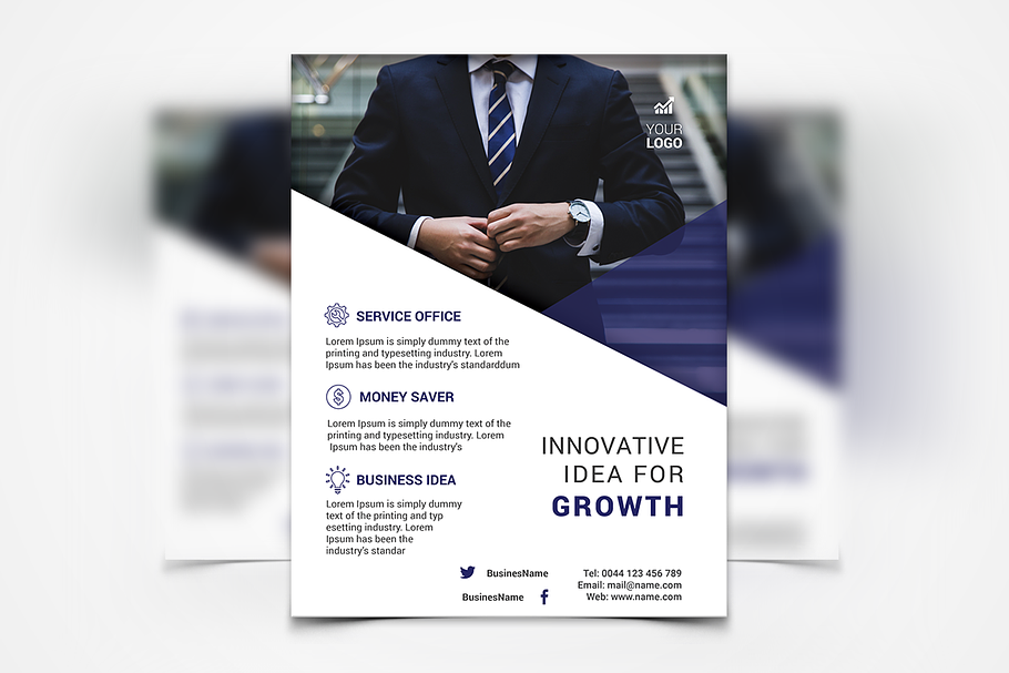 Business Flyer  in Flyer Templates - product preview 8