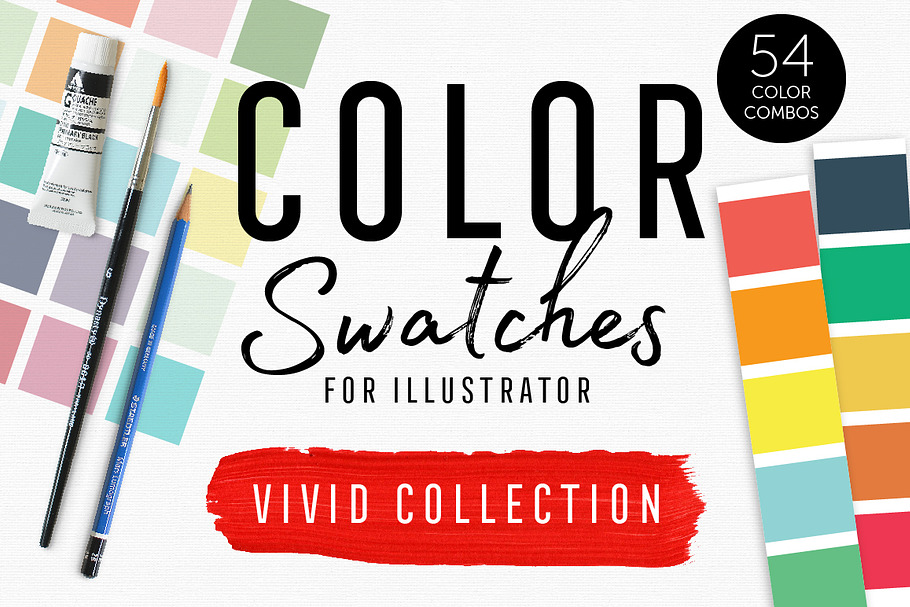 Color Swatches - Vivid Collection in Photoshop Color Palettes - product preview 8