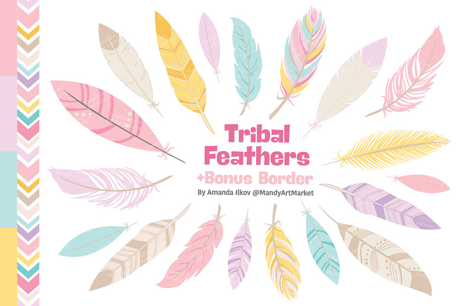 Pink Feathers Clipart & Vectors