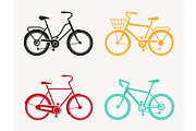 Bicycle Vector. Bike icon vector.