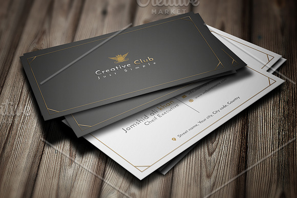 Officer Business Card in Business Card Templates - product preview 2