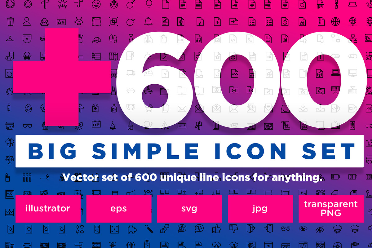 +600 Simple Icons - pack in Simple Icons - product preview 8