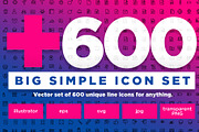 +600 Simple Icons - pack