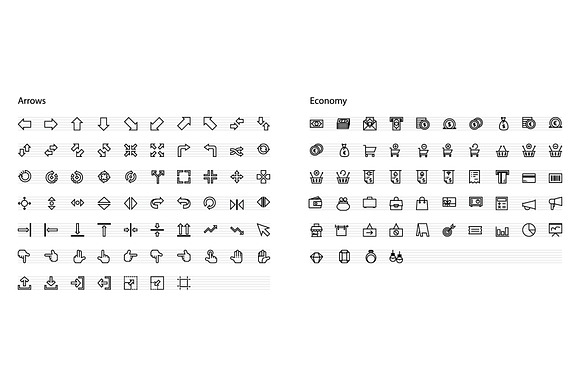 +600 Simple Icons - pack in Simple Icons - product preview 3