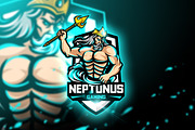 Neptunus Gaming-Mascot & Esport Logo