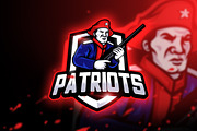 Patriots Gaming-Mascot & Esport Logo