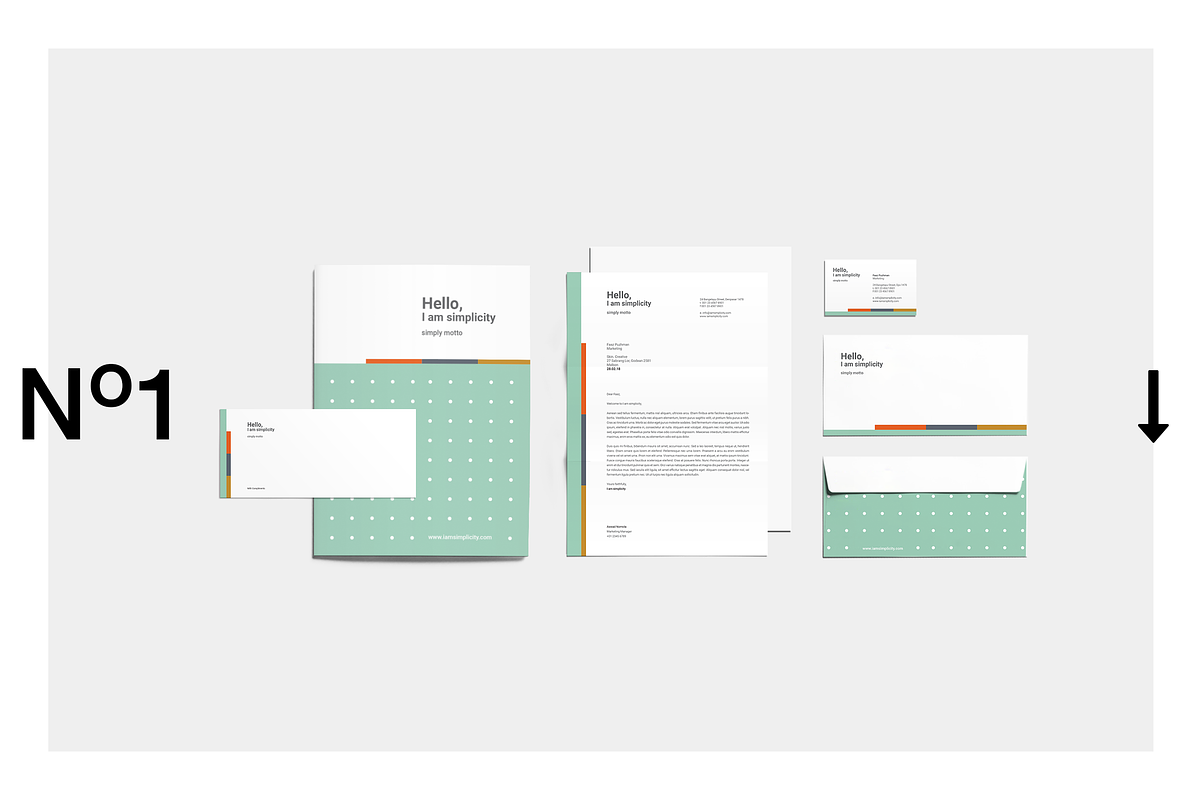 Hello Corporate Identity in Stationery Templates - product preview 8