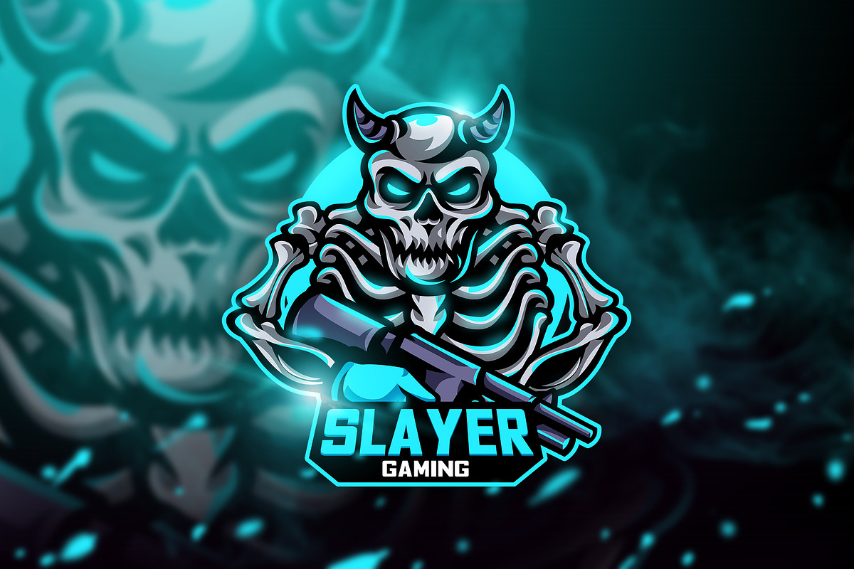 Slayer Gaming - Mascot & Esport Logo in Logo Templates - product preview 8