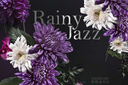 Rainy Jazz hand curated clip art