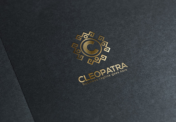 Cleopatra Letter C Crest Logo in Logo Templates - product preview 1