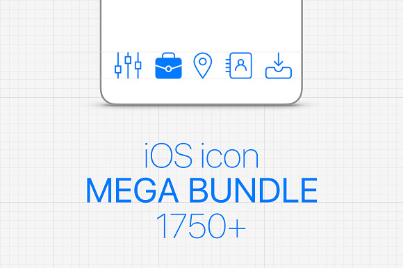 iOS Icon Mega Bundle 1750+ in UI Icons - product preview 2