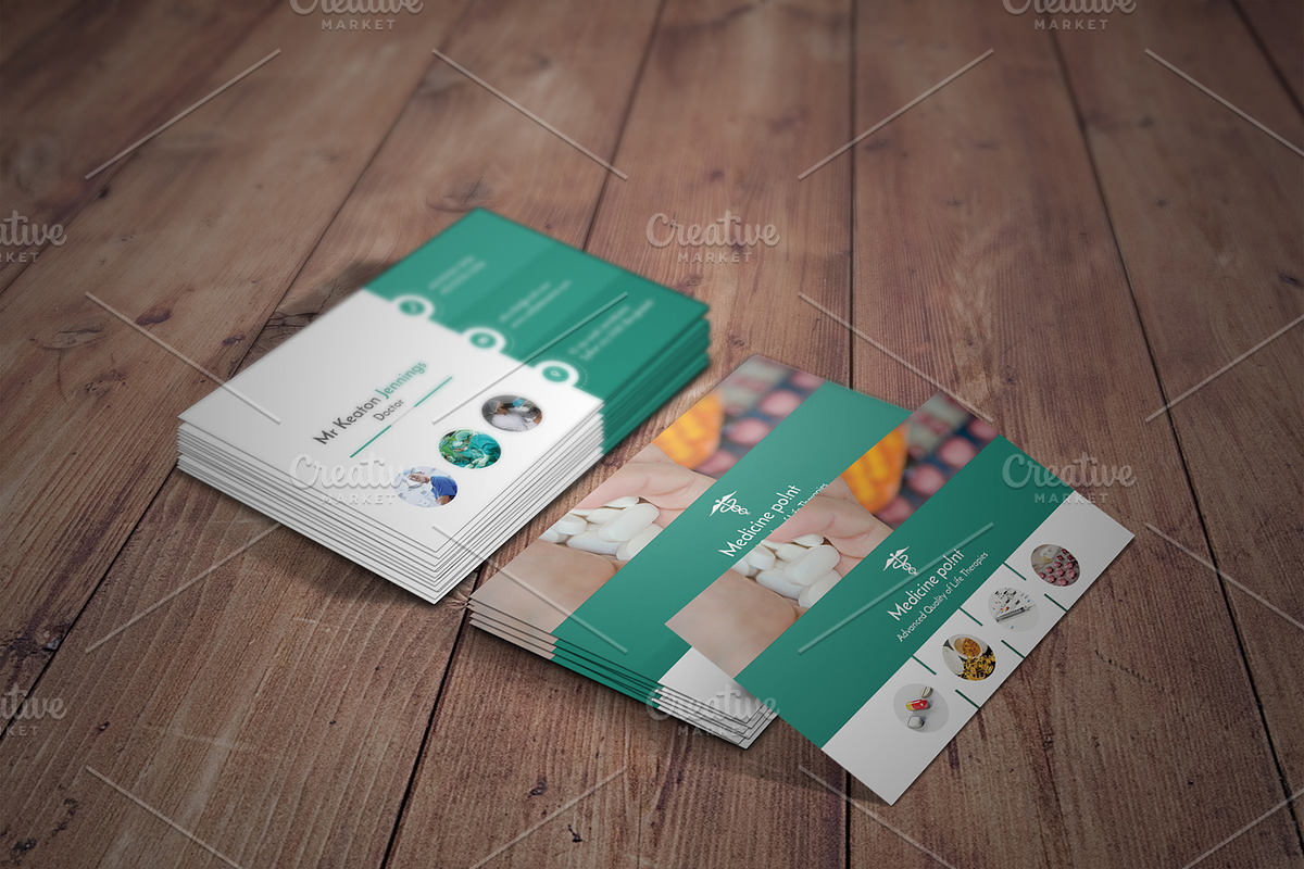 Doctor Business Card in Business Card Templates - product preview 8