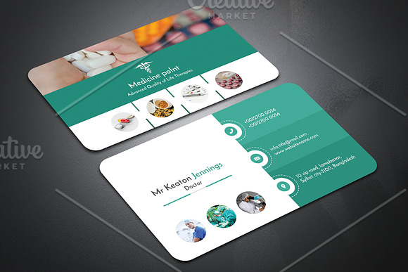 Doctor Business Card in Business Card Templates - product preview 1