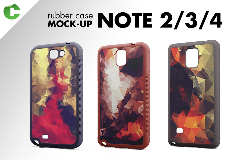 Note 2/3/4 rubber case mock-up