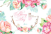 Bloomy Day. Floral Collection