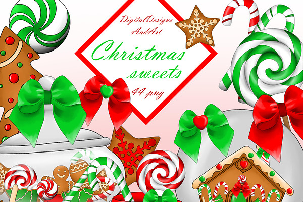 Christmas sweets clipart