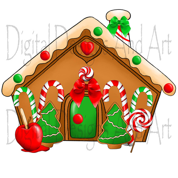 Christmas sweets clipart in Illustrations - product preview 6