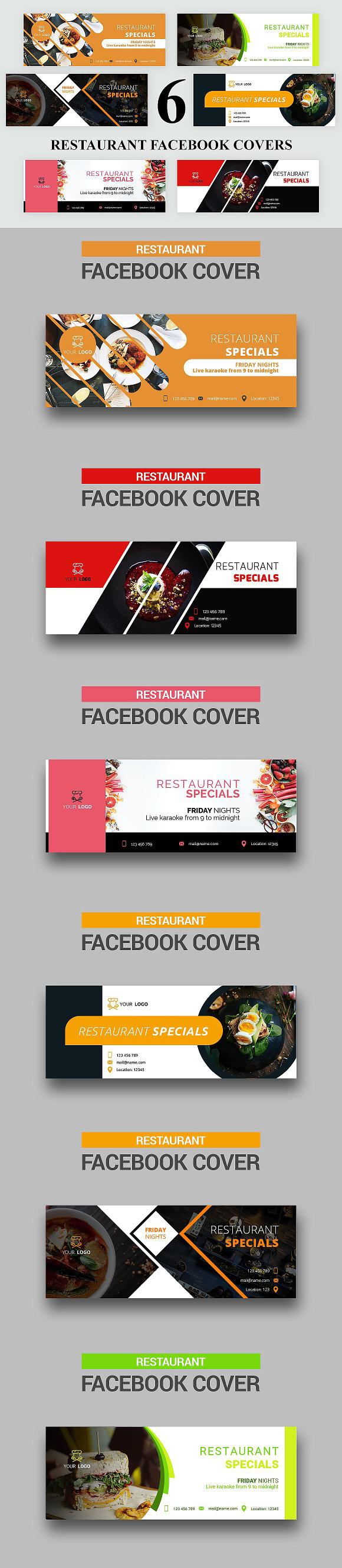 Facebook Covers Mega Bundle in Facebook Templates - product preview 5