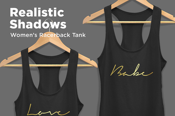 Women's Racerback Tank Mockup in Product Mockups - product preview 3