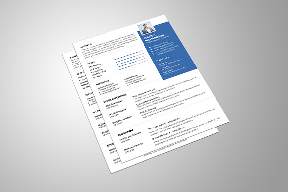Resume And Cover Letter  in Letter Templates - product preview 1