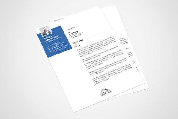 Resume And Cover Letter  in Letter Templates - product preview 2