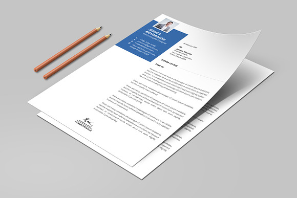 Resume And Cover Letter  in Letter Templates - product preview 3
