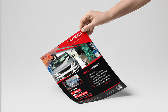 Car Wash Flyer Templates in Flyer Templates - product preview 1
