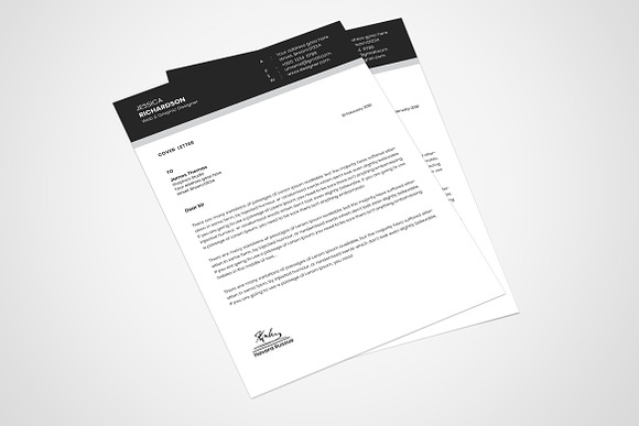 CV And Cover Letter in Letter Templates - product preview 2