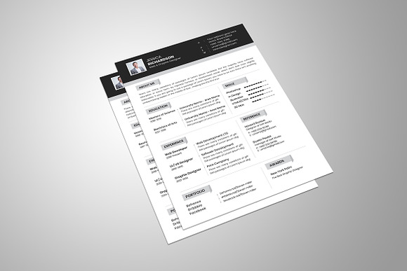 CV And Cover Letter in Letter Templates - product preview 3