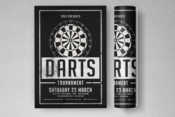 Darts Tournament Flyer