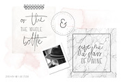 The Girl Font Duo+12 PSD Insta posts
