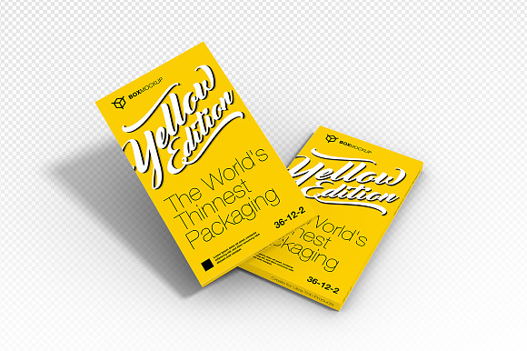 36.21.2 Super Thinner Box Mockup in Product Mockups - product preview 2