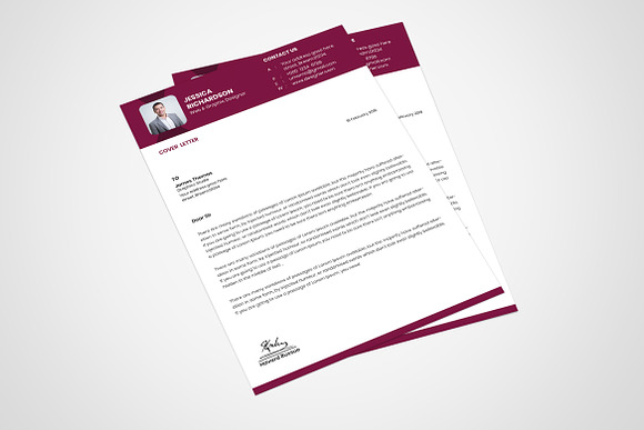 Resume And Cover Letter in Letter Templates - product preview 3